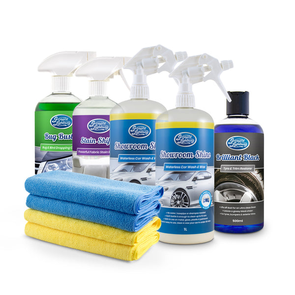 Interior & Exterior Car Care Pack